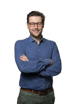 Portret van Jean Pierre, landschapsarchitect bij het Rijksvastgoedbedrijf